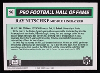 1990 Ray Nitschke Green Bay Packers Signed Swell Pro Football Hall of Fame Trading Card (JSA)