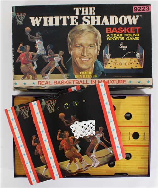 1980 Ken Reeves The White Shadow Basketball Game by Cadaco 