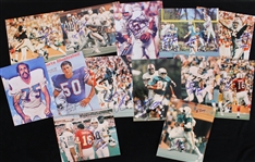 1970's Miami Dolphins Signed & Inscribed 8 x 10 Photos - Lot of 25