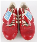 1975-79 Ted Simmons St. Louis Cardinals Game Worn Adidas Cleats (MEARS LOA)