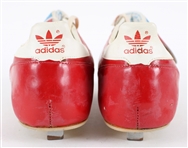 1975-79 Ted Simmons St. Louis Cardinals Game Worn Adidas Cleats (MEARS LOA)