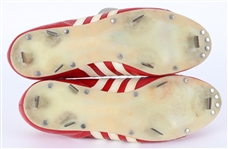 1975-79 Ted Simmons St. Louis Cardinals Game Worn Adidas Cleats (MEARS LOA)