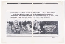 1982 Star Trek II The Wrath of Khan 27x39 Mounted Movie Posters (Lot of 3)