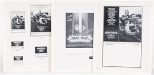 1982 Star Trek II The Wrath of Khan 17x23 Movie Poster Tabloids (Lot of 5)