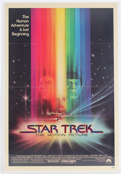 1979 Star Trek The Motion Picture 27x40 Mounted Poster 