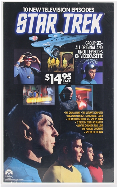 1987 Star Trek New TV Episodes 23x37 Mounted Poster