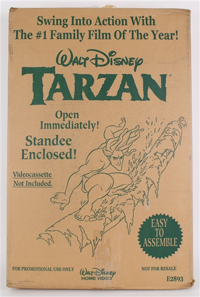 1999 Walt Disney Tarzan Home Video Standee Display (Original 32x21x5 Box)
