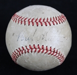 1930's-40's Babe Ruth New York Yankees Signed Baseball (JSA Full Letter)