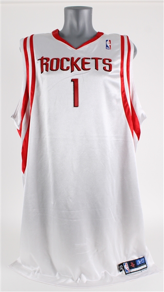 2004-05 Tracy McGrady Houston Rockets Game Worn Home Jersey (MEARS A5)
