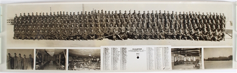 1940's Ordnance Training Center Aberdeen Proving Ground Panoramic Photos - Lot of 5 