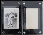 1960's Mickey Mantle's Holiday Inn Hotel Encased Business Cards - Lot of 3