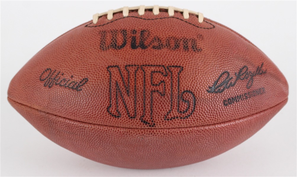 1987 Game Used Official NFL Rozelle Football (MEARS LOA / Pepper Burruss Collection)