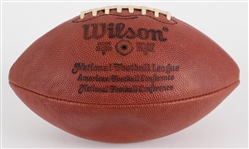 1987 Game Used Official NFL Rozelle Football (MEARS LOA / Pepper Burruss Collection)