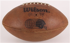 1989-90 Official World League of American Football Tex Schramm Football (MEARS LOA / Pepper Burruss Collection)