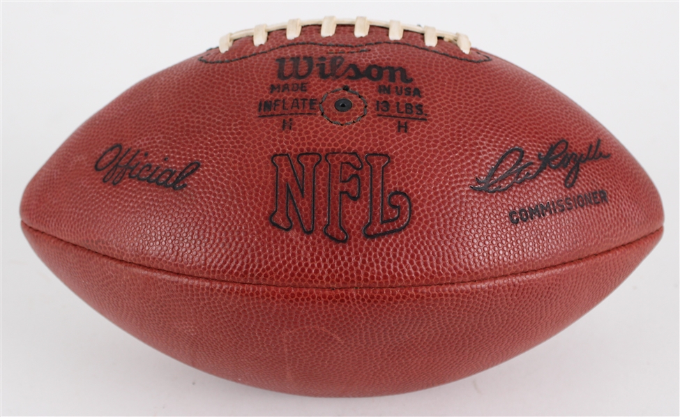 1975 Official NFL Pete Rozelle Football (MEARS LOA / Pepper Burruss Collection)