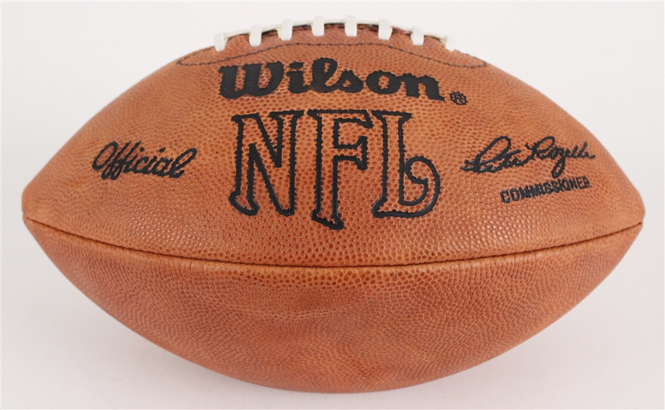 1989 Official NFL Pete Rozelle Football (MEARS LOA / Pepper Burruss Collection)