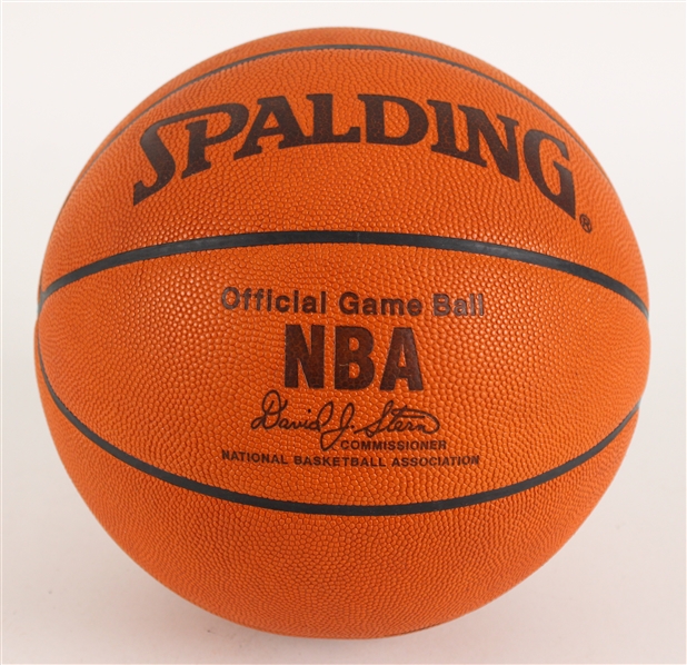 1990s Milwaukee Bucks ONBA Stern Game Issued Basketball (MEARS LOA / Pepper Burruss Collection)