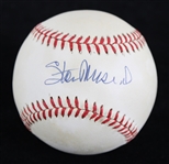 1991-93 Stan Musial St. Louis Cardinals Signed ONL White Baseball (JSA)