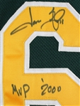 2009 Jason Giambi Oakland Athletics Signed Batting Practice Jersey (MEARS LOA / JSA)