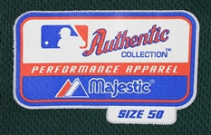 2009 Jason Giambi Oakland Athletics Signed Batting Practice Jersey (MEARS LOA / JSA)