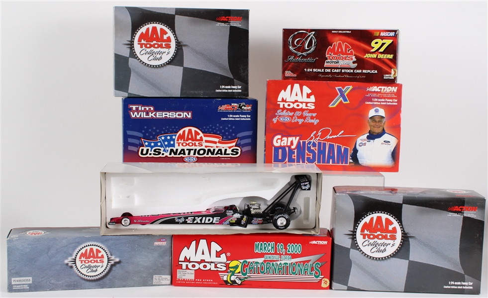 2000s Funny Car Dragster Pro Stock MIB Scale Model Car Kits - Lot of 8