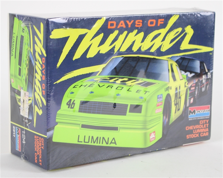 1990 Days of Thunder City Chevrolet Lumina MIB Monogram #2917 Scale Model Stock Car Kit