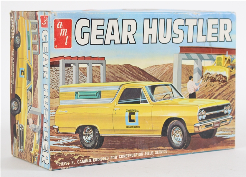 1972 Chevy El Camino Gear Hustler MIB AMT #T386-225 Scale Model Car Kit