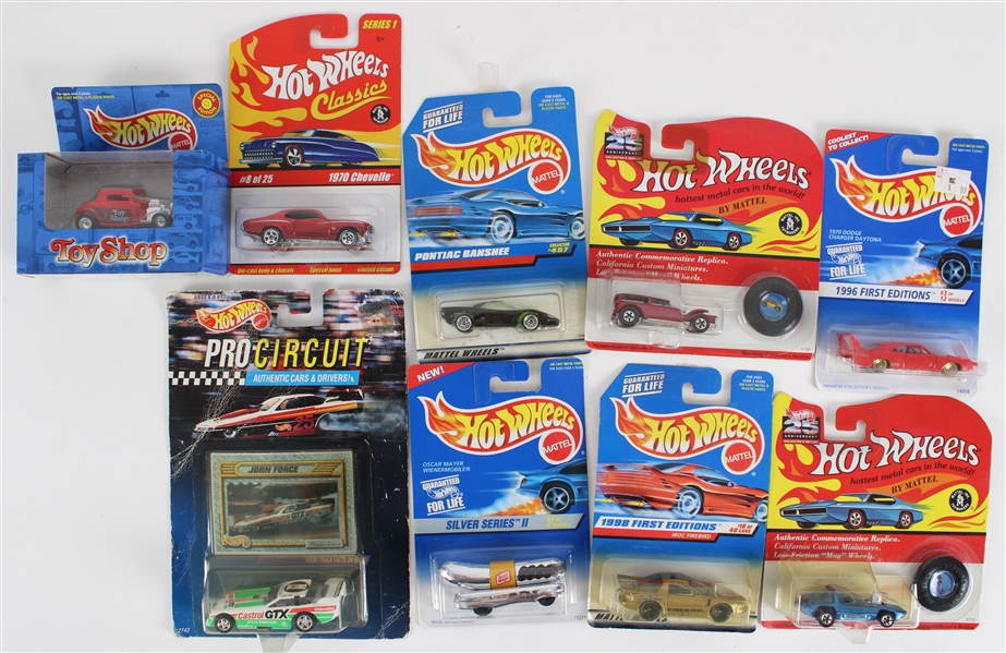 1990s Hot Wheels MOC Scale Model Matchbox Cars - Lot of 9