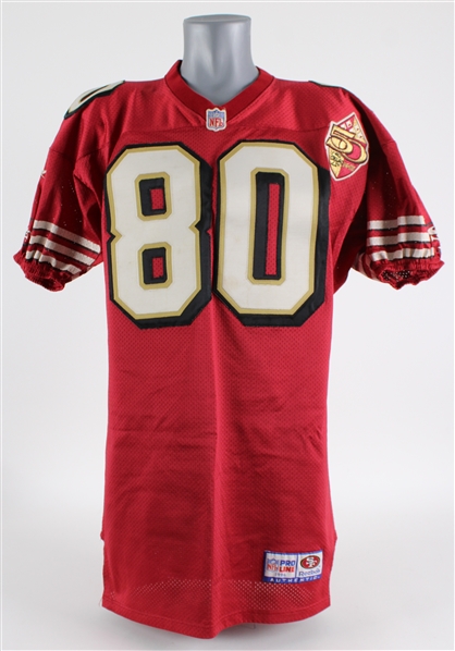 1996 Jerry Rice San Francisco 49ers Home Jersey (MEARS A5)