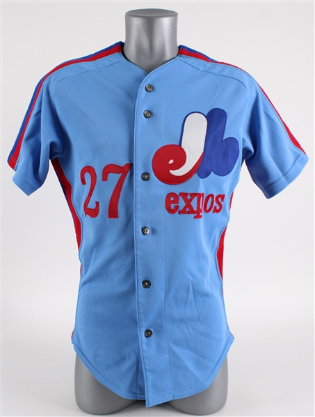 1980 Elias Sosa Montreal Expos Game Worn Road Jersey (MEARS LOA)