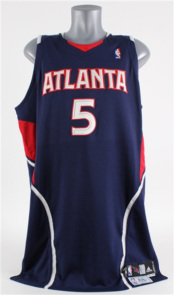 2009-10 Joe Smith Atlanta Hawks Game Worn Road Jersey (MEARS LOA / MeiGray)