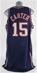2007-08 Vince Carter New Jersey Nets Game Worn Road Jersey (MEARS A5)