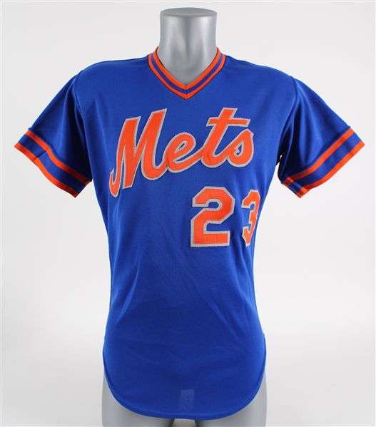 1982 Brian Giles New York Mets Game Worn Alternate Jersey (MEARS LOA)