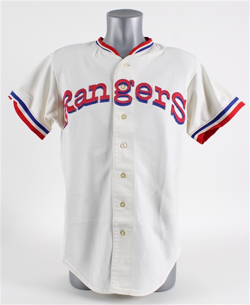 1973 Elliott Maddox Texas Rangers Game Worn Home Jersey (MEARS LOA)