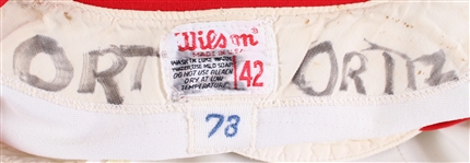 1973 Elliott Maddox Texas Rangers Game Worn Home Jersey (MEARS LOA)