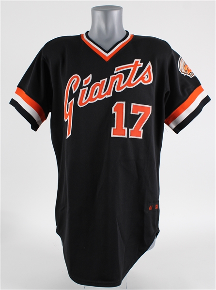 1982 Atlee Hammaker San Francisco Giants Game Worn Alternate Jersey (MEARS LOA)
