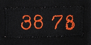 1978 Greg Minton San Francisco Giants Game Worn Alternate Jersey (MEARS LOA)
