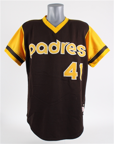 1979 Eric Rasmussen San Diego Padres Game Worn Road Jersey (MEARS LOA) 