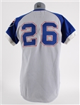 1977 Frank LaCorte Atlanta Braves Game Worn Road Jersey (MEARS LOA)
