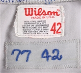 1977 Frank LaCorte Atlanta Braves Game Worn Road Jersey (MEARS LOA)