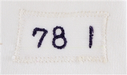 1978 Dave Rozema Detroit Tigers Game Worn Home Jersey (MEARS LOA)