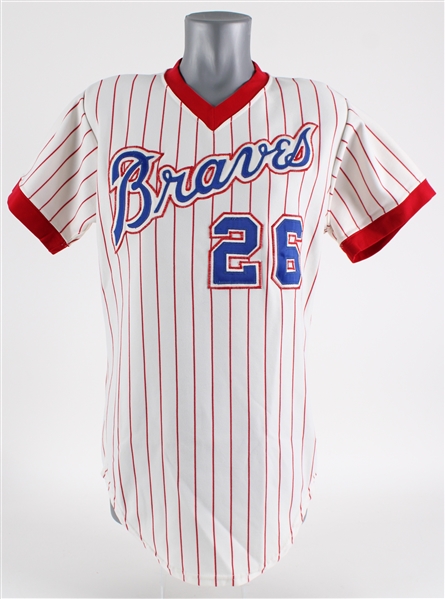 1979 Gene Garber Atlanta Braves Game Worn Home Jersey (MEARS LOA)