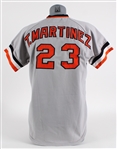 1978 Tippy Martinez Baltimore Orioles Game Worn Road Jersey (MEARS LOA)
