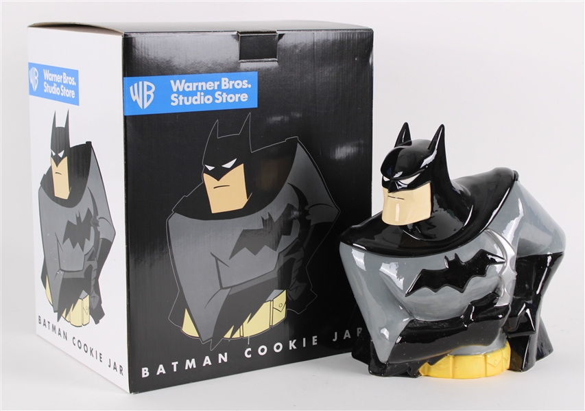 1997 Batman MIB Warner Bros. Studio Store Cookie Jar 11x13x16