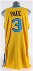 2006-07 Chris Paul New Orleans / Oklahoma City Hornets Game Worn Alternate Jersey (MEARS A5)