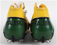 2010-12 BJ Raji Green Bay Packers Nike Personal Model Cleats (MEARS LOA / Pepper Burruss Collection)