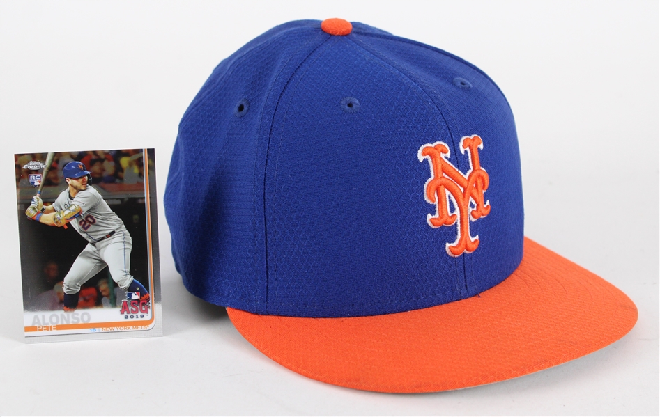 2020s Pete Alonso New York Mets Game Worn Cap (MEARS LOA)