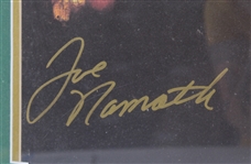1965-76 Joe Namath NY Jets Signed 34x44 LE Framed Print (JSA) 
