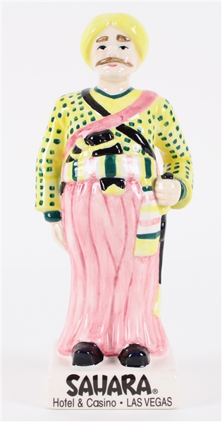1970s-80s Sahara Hotel & Casino Las Vegas 10.25" Ceramic Figure