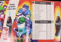 1969 Green Bay Packers vs Chicago Bears NFL Illustrated Gameday Magazine